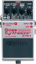 Pedal Boss Syb-5 Synthesizer para bajo